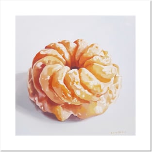 Honey Cruller - donut painting Posters and Art